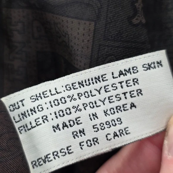 Roundtree & Yorke Suede Jacket Bomber Harrington Leather Brown Men Large Vintage - Picture 9 of 14